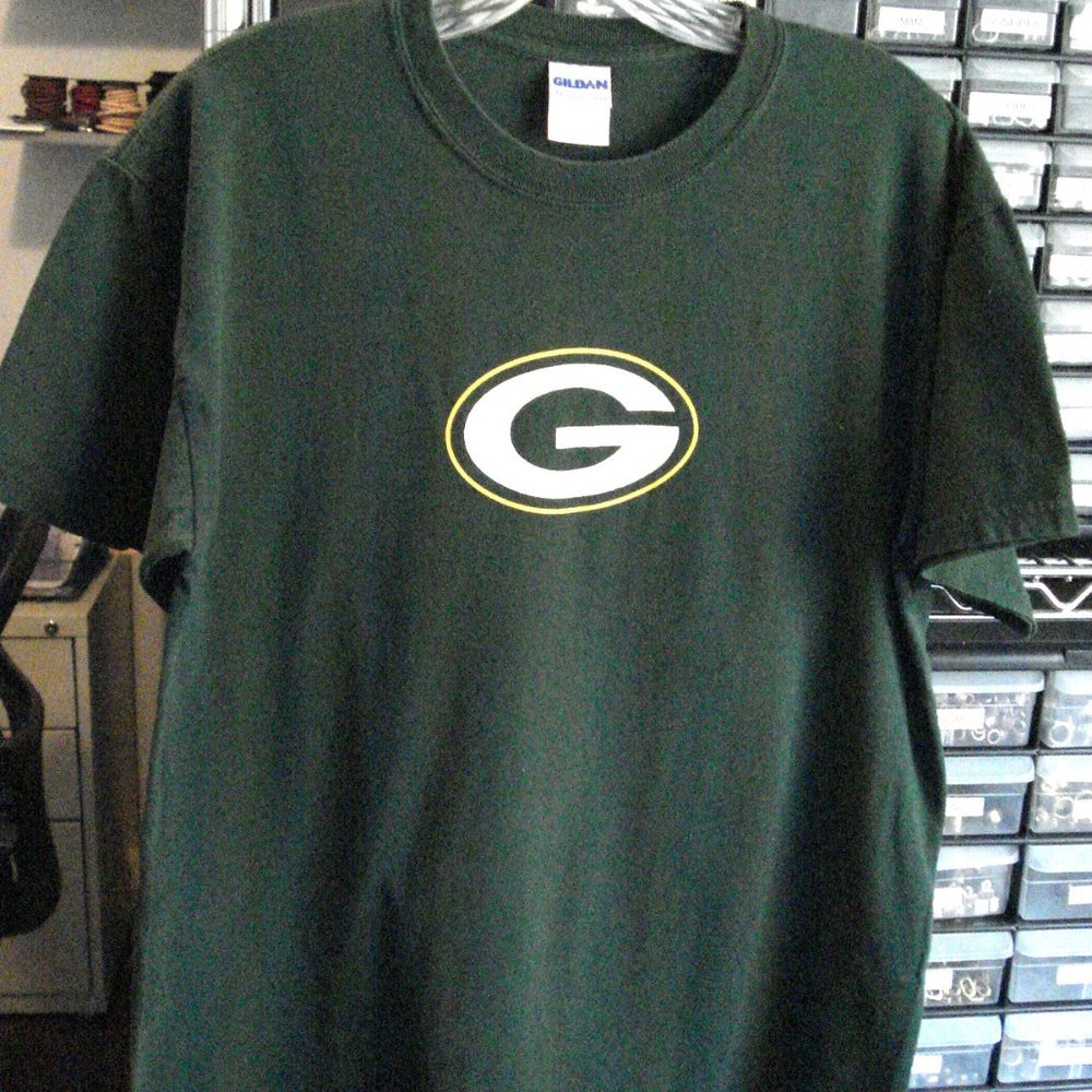 Green Bay Packers Mens Medium Dark Green Tee NFL Clothing